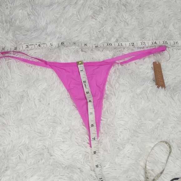 2pcs SKIMS FITS EVERYBODY MICRO THONG/3X/ TEAL & NEON ORCHID/ NWT - Picture 8 of 13